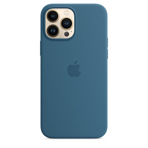 Coque en silicone pour iPhone 13 Pro Max avec MagSafe - Blue Jay OB 