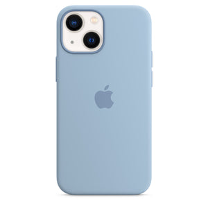 Coque en silicone pour iPhone 13 mini avec MagSafe - Blue Fog OB