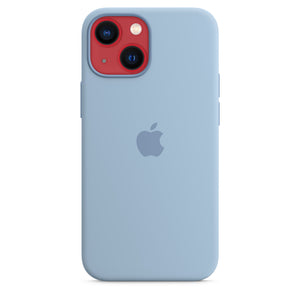 غطاء حماية سيليكون لهاتف iPhone 13 mini مع MagSafe - Blue Fog OB