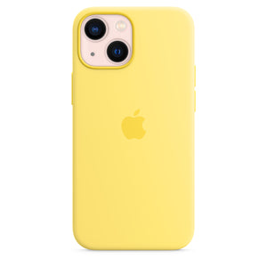 Coque en silicone pour iPhone 13 mini avec MagSafe - Zeste de Citron OB 