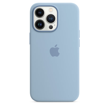 Coque en silicone pour iPhone 13 Pro avec MagSafe - Blue Fog OB 