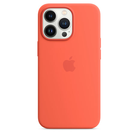 Coque en silicone pour iPhone 13 Pro avec MagSafe - Nectarine OB 