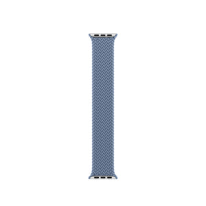 Boucle solo tressée bleu ardoise 41 mm - Taille OB 