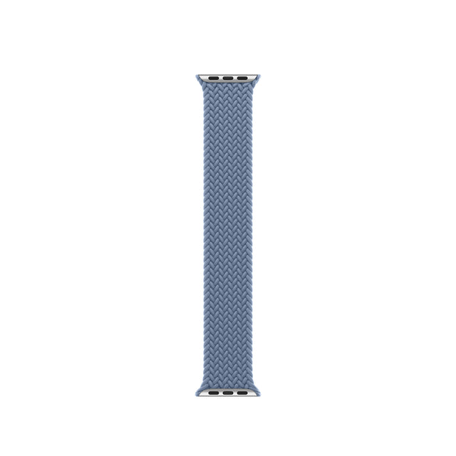 Boucle solo tressée bleu ardoise 41 mm - Taille OB 