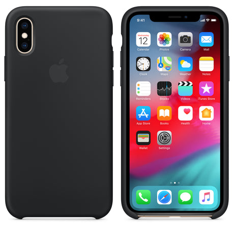 iPhone XS Silicone Case - Black  OB