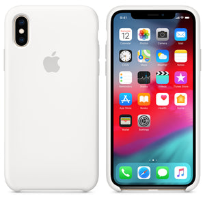 iPhone XS Silicone Case - White  OB