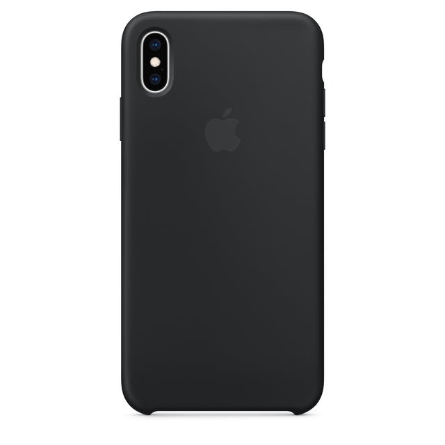 Coque en silicone pour iPhone XS Max - Noire OB 