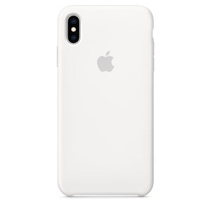Coque en silicone pour iPhone XS Max - Blanche OB 