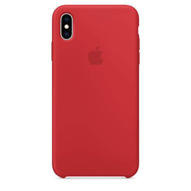 غطاء سيليكون لجهاز iPhone XS Max - (PRODUCT)RED OB 