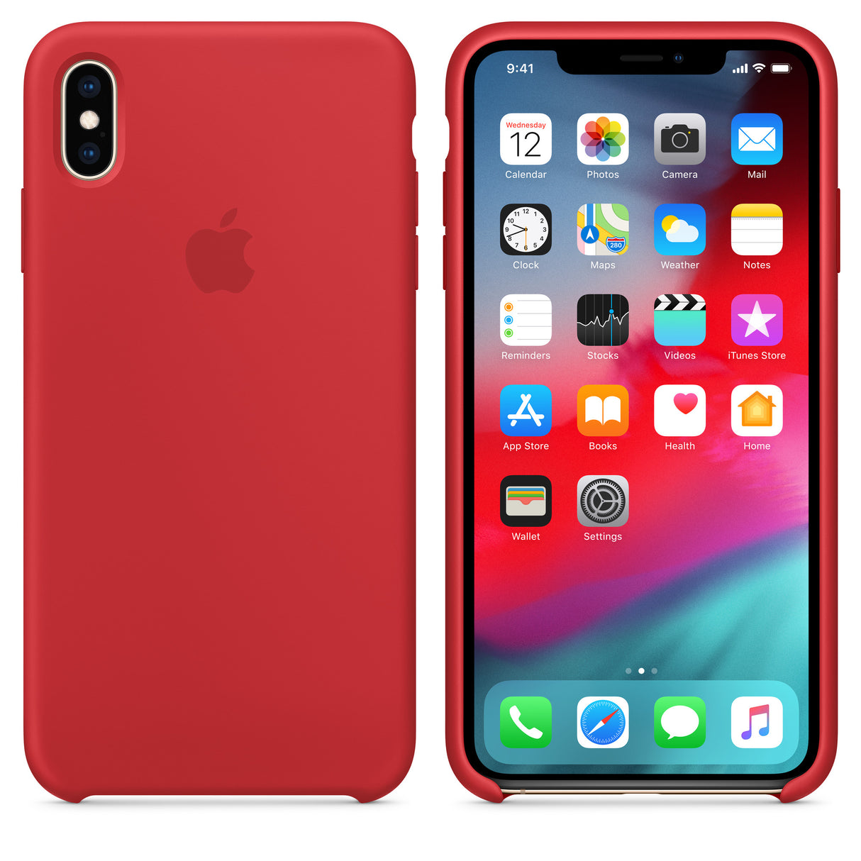 iPhone XS Max Silicone Case - (PRODUCT)RED  OB