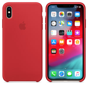 غطاء سيليكون لجهاز iPhone XS Max - (PRODUCT)RED OB 