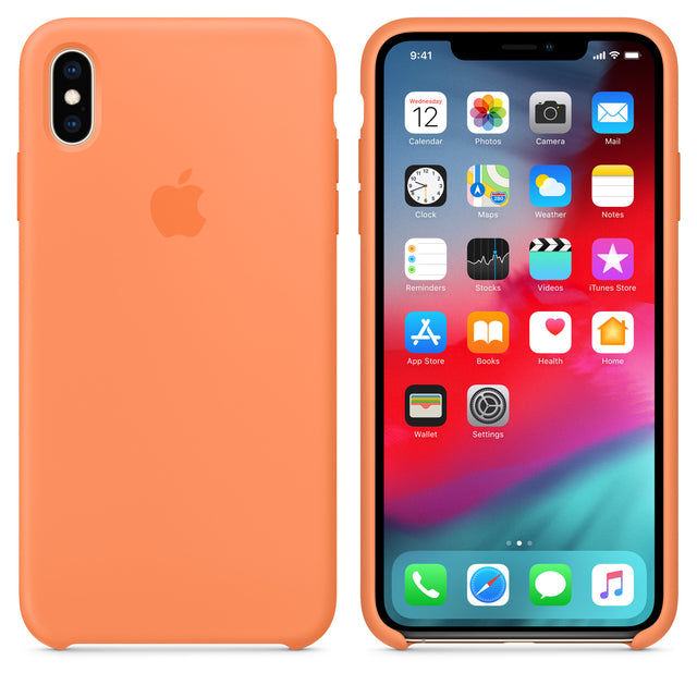 Coque en silicone iPhone XS Max - Papaye OB 