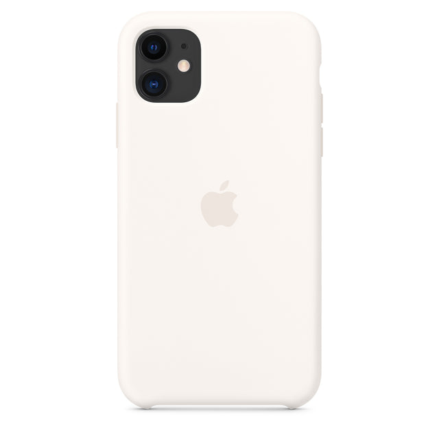 غطاء سيليكون لهاتف iPhone 11 - أبيض OB 