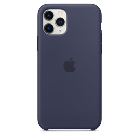 غطاء سيليكون لهاتف iPhone 11 Pro - أزرق داكن OB 