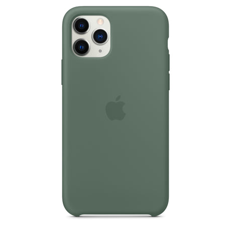 غطاء سيليكون لهاتف iPhone 11 Pro - أخضر صنوبر OB 