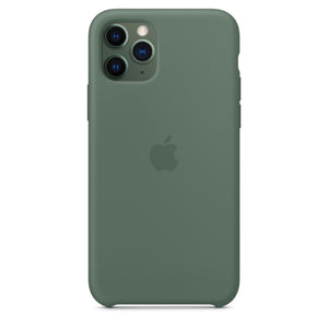 غطاء سيليكون لهاتف iPhone 11 Pro - أخضر صنوبر OB 