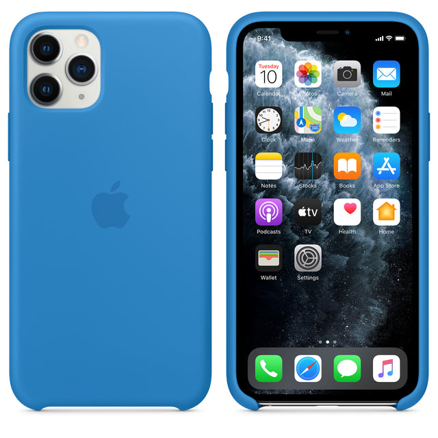 Coque en Silicone iPhone 11 Pro - Surf Bleu OB 